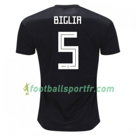 Tenue Argentine Biglia 5 Exterieur Coupe du monde 2018 Maillot de Foot